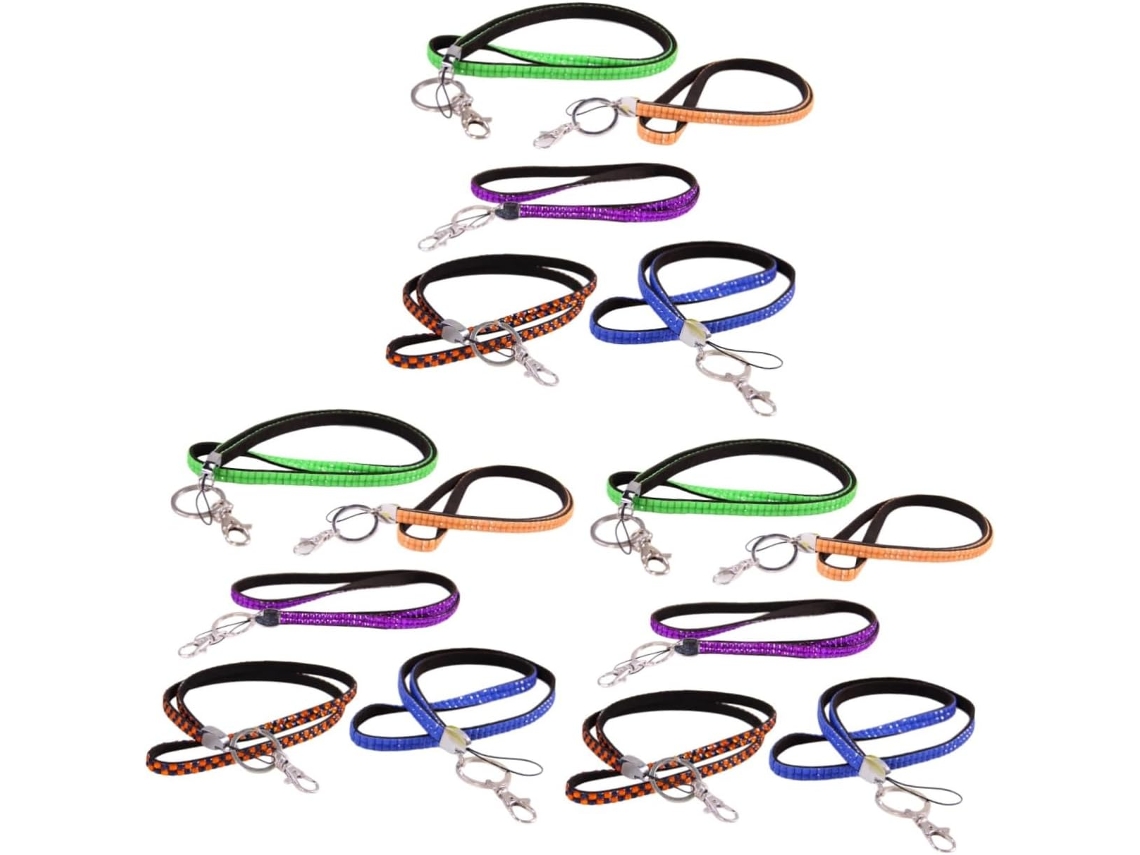 10 Piezas De Correas Brillantes Para Cordón De Teléfono Para El Cuello Y El Cuello