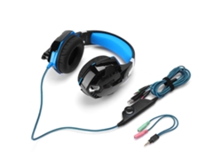 Auriculares Para Juegos Con Cable G9000 Con Micrófono Y Luz Led Para Pc - Negro Y Azul