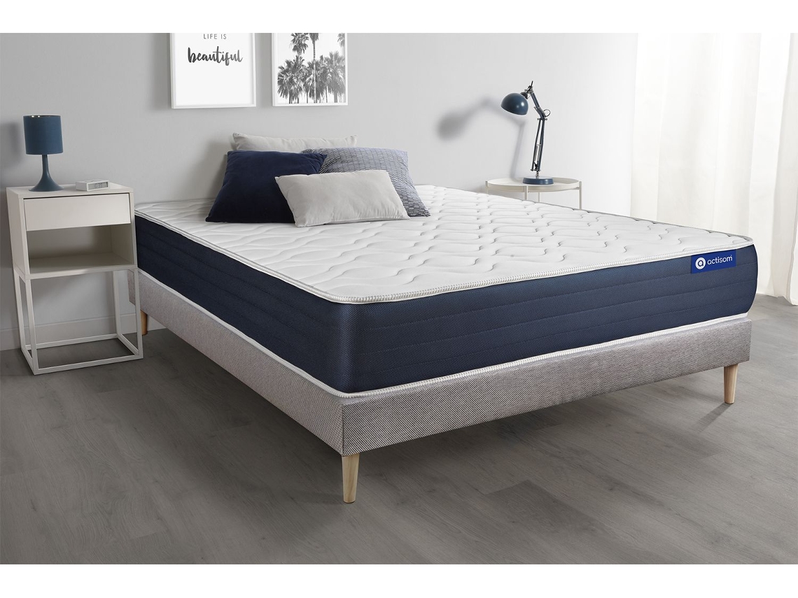 Canapé de Matrimonio Actilatex Sleep Zonas ACTISOM Espuma con memoria Gris (200x200)