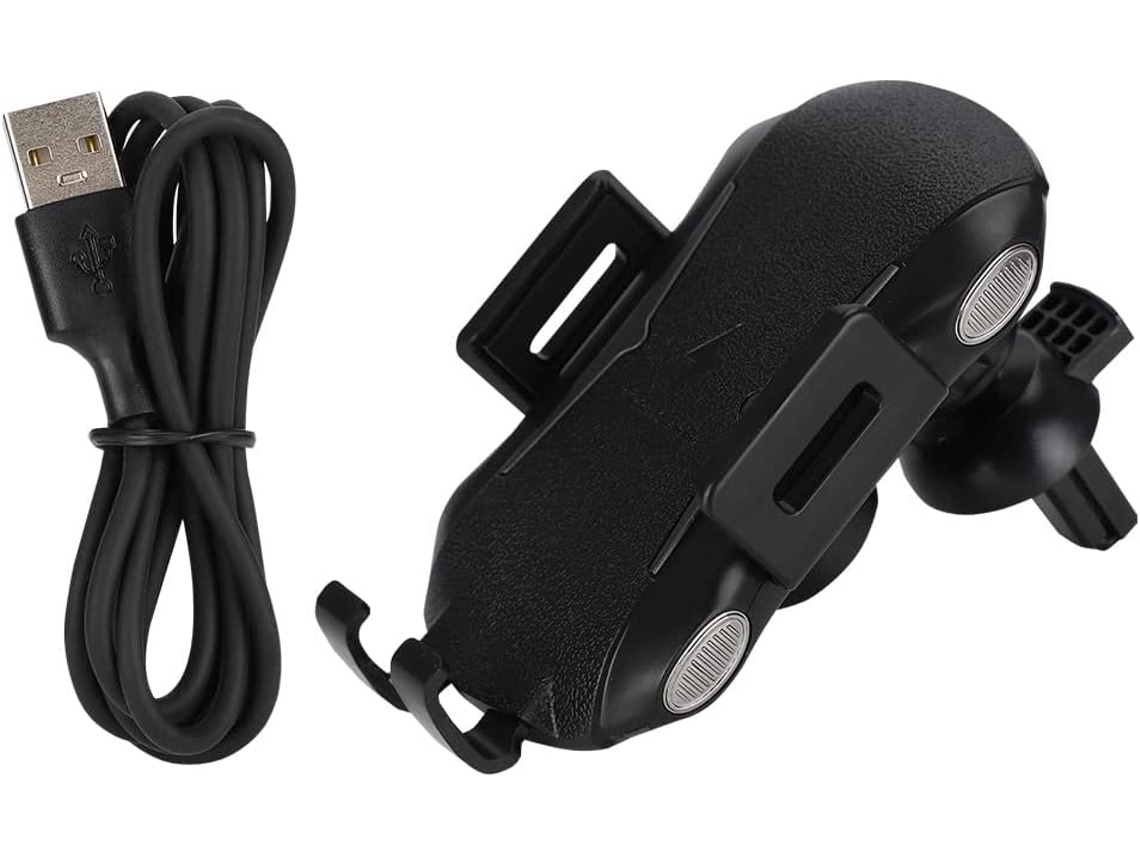 Cargador Inalámbrico Para Coche, Cargador Rápido Qi, Compatible Con Teléfonos Android E Ios.