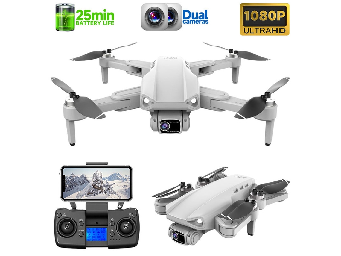 L900Pro Drone1080P - Duración de la batería: 25 min - Gris