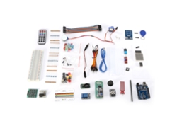 Kit de aprendizaje de motor paso a paso RFID (versión actualizada) con módulos de sonido, temperatura y agua