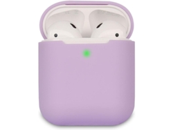 2026-funda Compatible Con Airpods 1 Y 2, Color Lavanda, Silicona Suave, Protección Total 360°