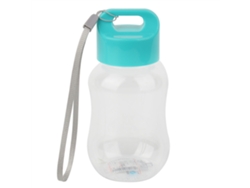 JILLIOPER Botella de Agua Portátil 180 ml para Deportes al Aire Libre, Viaje, Antifugas, Vaso Espacial Azul