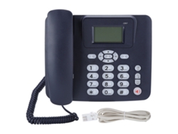 Teléfono fijo C267 con interfaz dual y soporte para extensiones