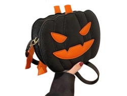 Bolso de viaje Hengrongshen para niñas, estilo Halloween, bandolera, versátil, con diseño de calabaza