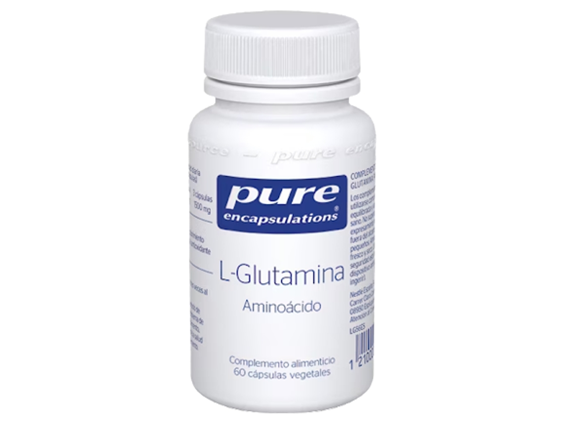 PURE ENCAPSULATIONS L-Glutamina 60 Cápsulas