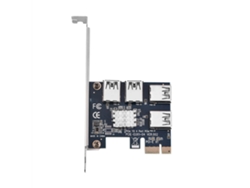 Tarjeta De Minería Pci-e (expansión Usb3.0 De Uno A Cuatro, Adaptador Multipuerto)