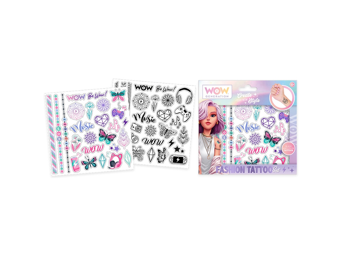 Set de Tatuajes WOW GENERATION 50Un Wow00114