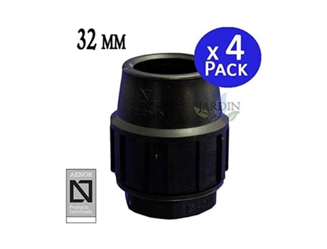 Tapon Final Polietileno 32Mm Pack 4 Producto Con Certificado Aenor Utilizado para Taponar Tuberias Pe 32 Mm SUINGA