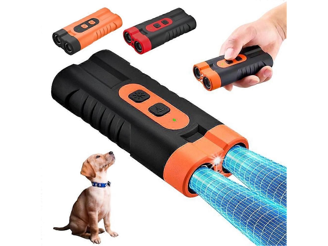 Repelente ultrasónico portátil y recargable GOKOCO para paseos y entrenamiento.