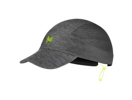 Gorra para Hombre BUFF ® Pack run Gris de Montaña (Talla Único)