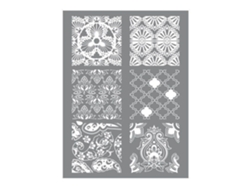 Plantilla 11,4 X 15,3 Cm Para Arcilla De Polímero - Hindú