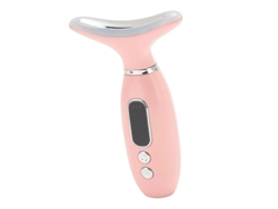 Masajeador de belleza facial con múltiples niveles de vibración, activación de la piel, batería de litio recargable para rostro y cuello, rosa, Bestvite