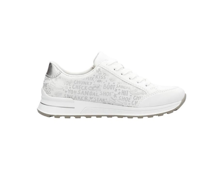 Zapatillas de Mujer RIEKER Piel Blanco (38)