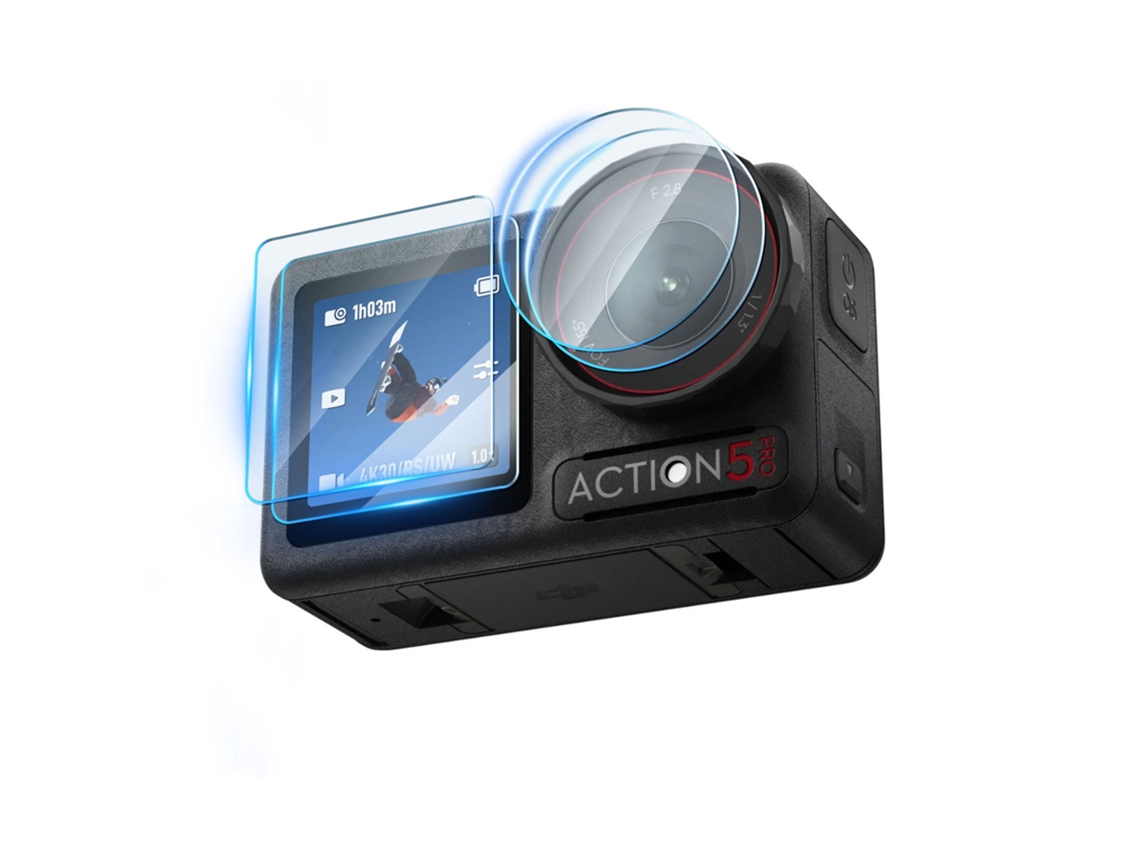 Protector de pantalla de vidrio templado STARTRC para DJI Action 5 Pro