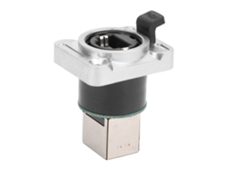 Conector Rj45 En Ángulo Recto, Impermeable, Material Aislante, Redondo, Enchufe Para Avión Ytrj45