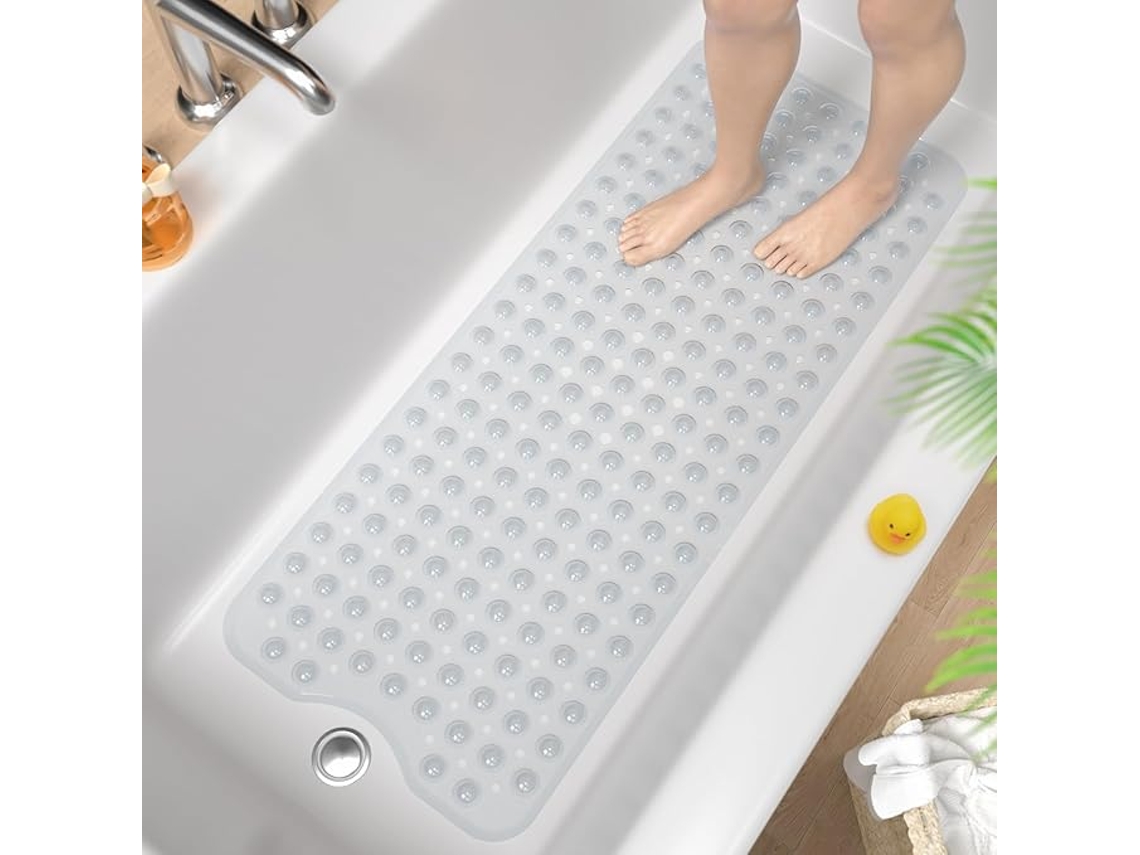 Alfombrilla Antideslizante Para El Baño, 101 X 40 Cm, Antideslizante, Antimohos Y Lavable A Máquina