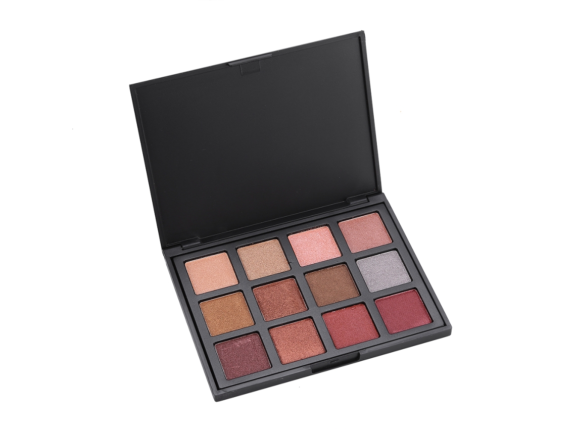 Paleta de sombras de ojos profesional Sunflare de 12 colores