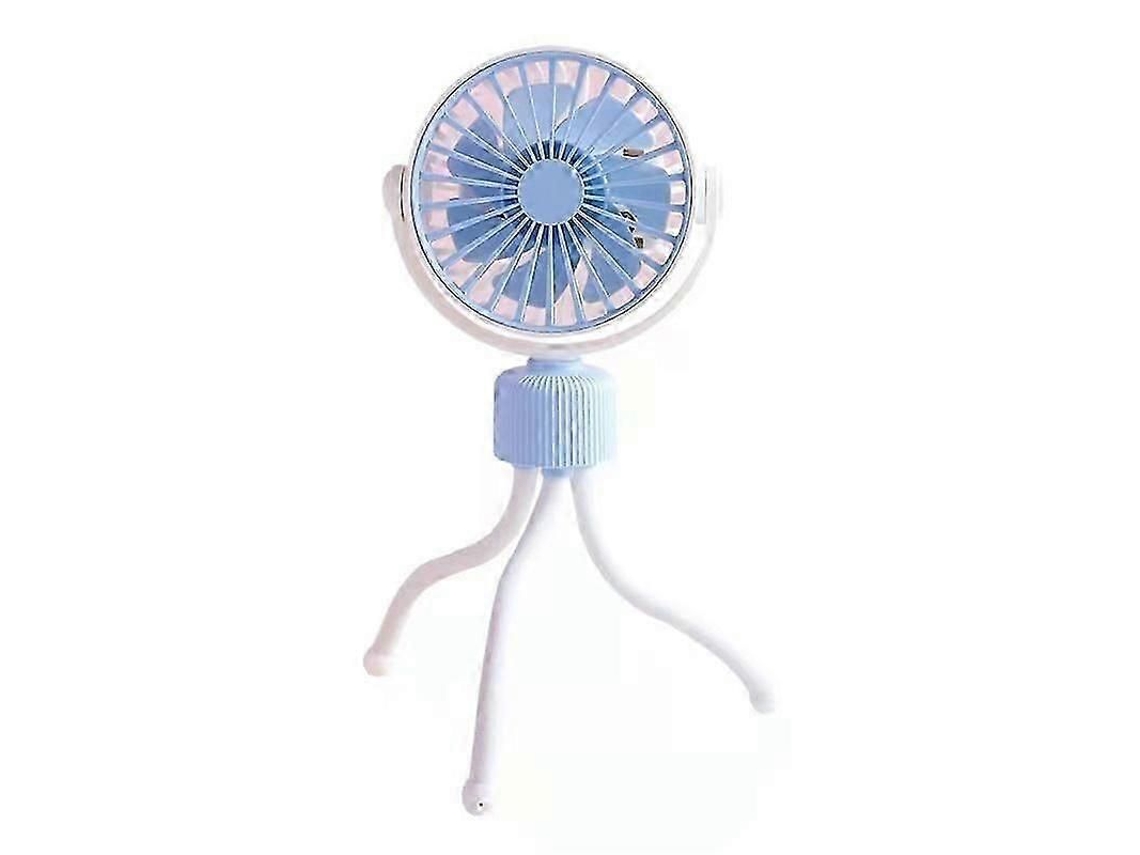 Ventilador Portátil Para Carrinho De Bebê Com Clipe, Ventilador De Mão Recarregável Via Usb