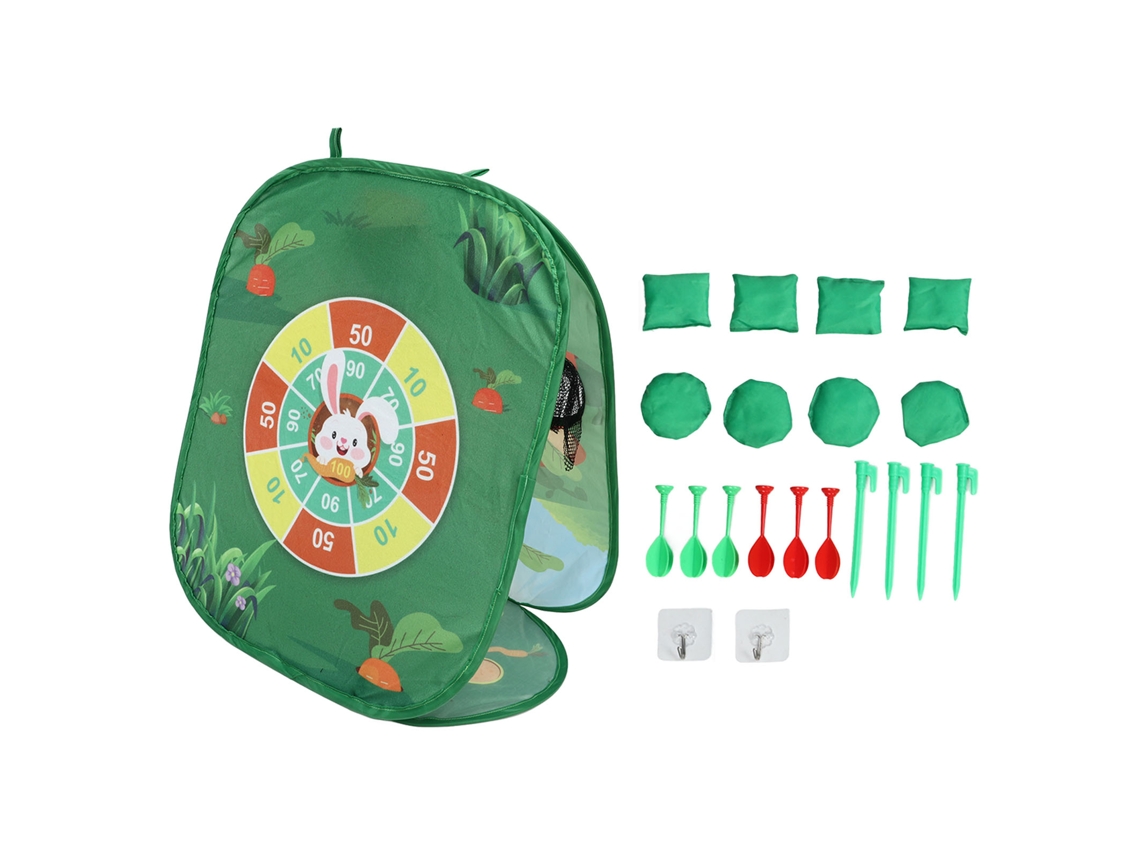 Juego De Juguetes Portátiles De Tela Con Forma De Animales De Dibujos Animados Verdes Para Niños Y Niñas 2381a-5