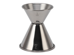 Vaso medidor de doble extremo, acero inoxidable 304, Jigger Professional Cocktail, sin marca