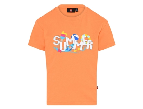 Camiseta para Niños LEGO WEAR Taylor Naranja (122 cm)