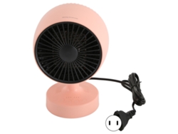 Aquecedor De Mesa Portátil Mini Com Frio E Calor Ângulo Ajustável 100‑240v Rosa Plug Us