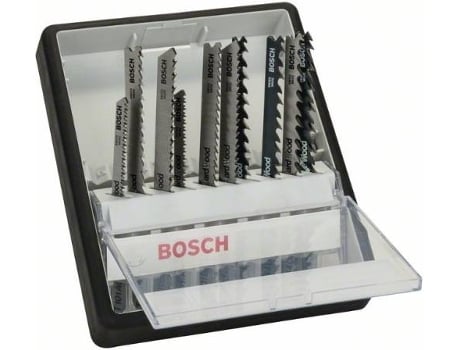 Conjunto de Láminas de Sierra de Calar BOSCH para Várias Maderas Robust Line - 10 Un - Vástago T