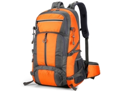 Mochila de senderismo de gran capacidad (36x20x61cm) Naranja Hexinyigjly