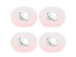 Juego de 4 manteles individuales de PVC antideslizantes lavables, portavasos aislantes, para hotel. TRUYUETY