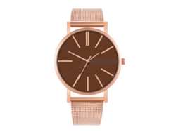 Reloj De Moda Para Hombre Y Mujer Con Correa De Malla, Esfera Redonda, Movimiento De Cuarzo, Para Parejas (7)