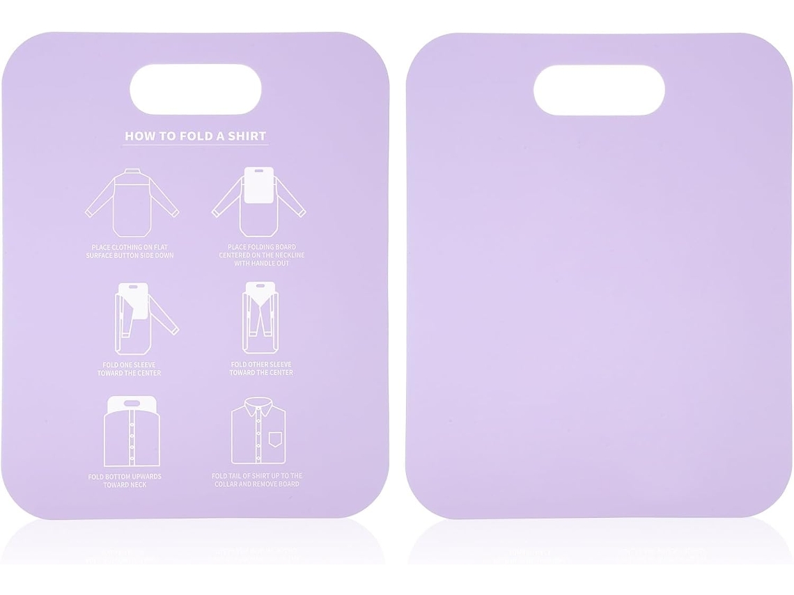 2 Tabla Para Doblar Camisas, Piezas, De Plástico