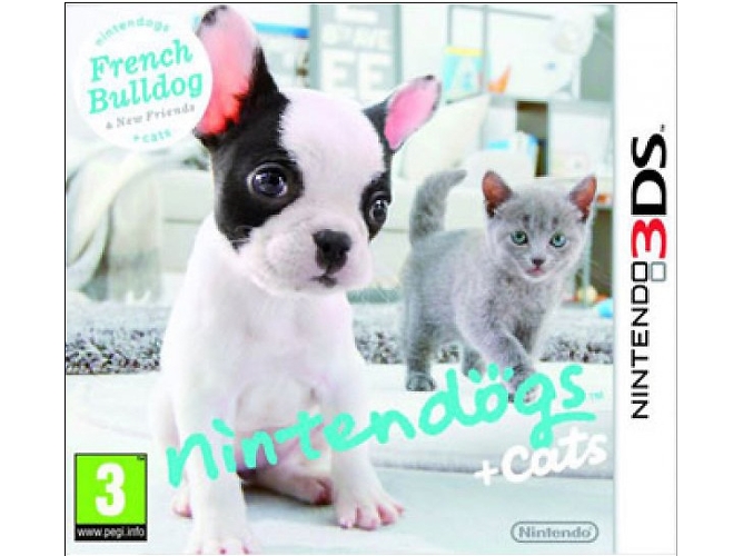 Juego Nintendo 3DS Nintendogs + Cats Bulldog Frances y Nuevos Amigos