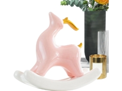 Figura De Ciervo Cer Mica Mecedora Decoraci N Para Oficina Y Regalo Navidad Cumplea Os Hogar Escritorio Estante Chimenea