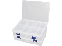 Caja de almacenamiento extraíble para piezas electrónicas CHABERLU de 8 compartimentos