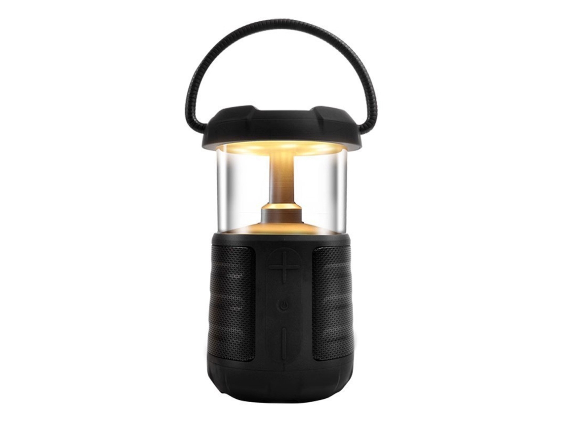 Linterna Multifuncional Para Acampar Con Altavoz Bluetooth Inalámbrico, Lámpara Portátil, Batería Externa Ajustable Y Resistente Al Agua.