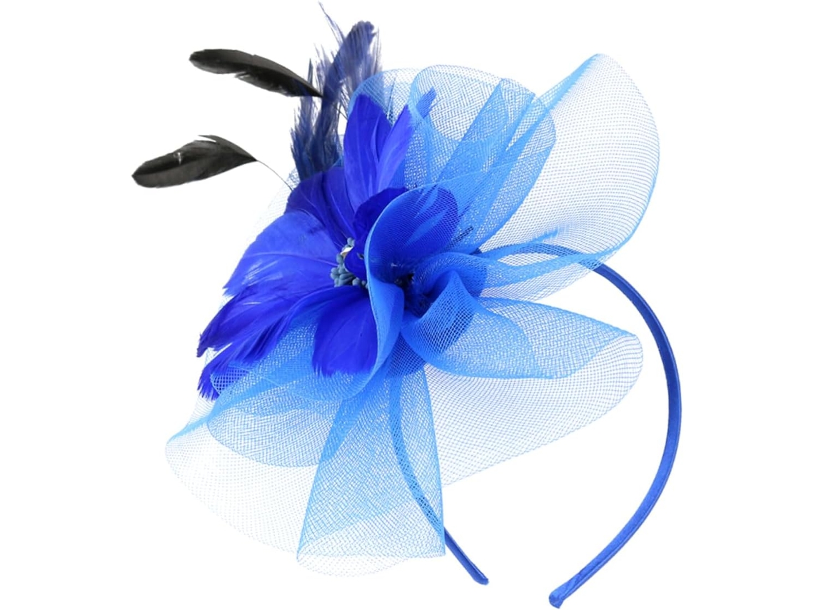 Elegante Pinza Para El Cabello Con Pluma, Accesorio Para El Cabello De Fiesta.