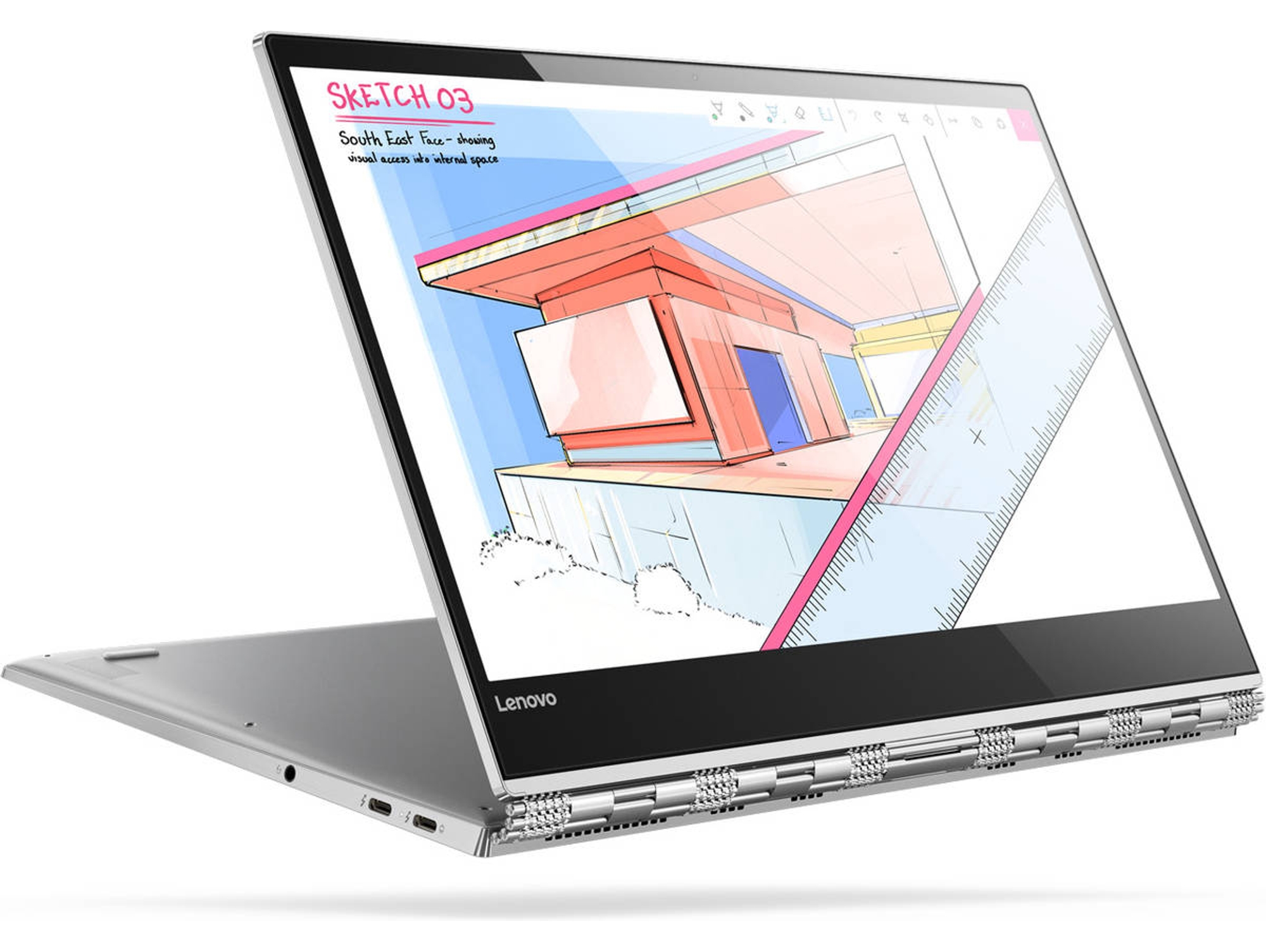 Portátil Convertible 2 en 1 LENOVO Yoga 920-13IKB (SW) (13.9'' - Intel Core i7-8550U - RAM: 8 GB - 512 GB SSD - Intel UHD Graphics 620)
