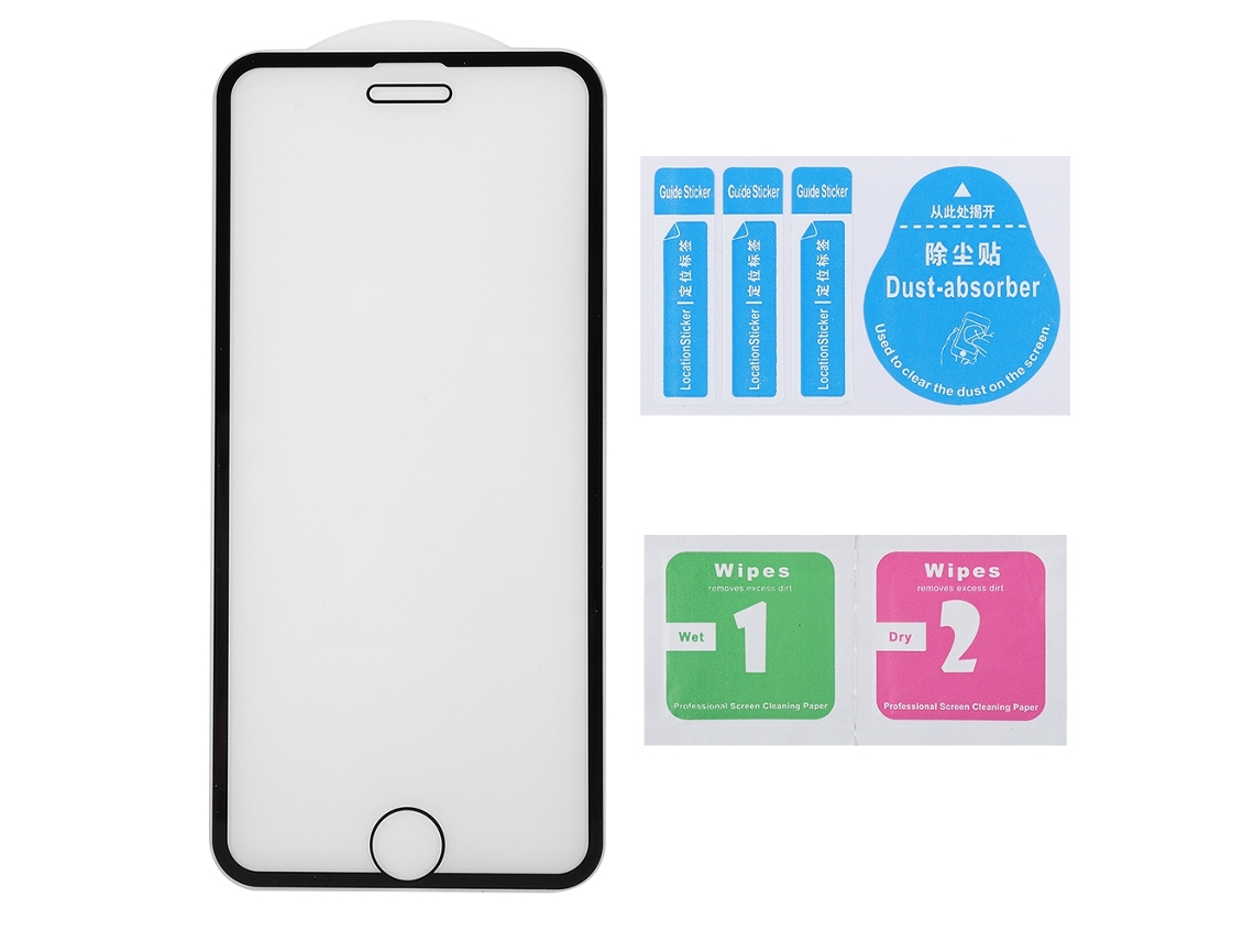 Protector De Pantalla De Vidrio Templado 2.5d De Cobertura Total Hd Para Iphone 6/7/8