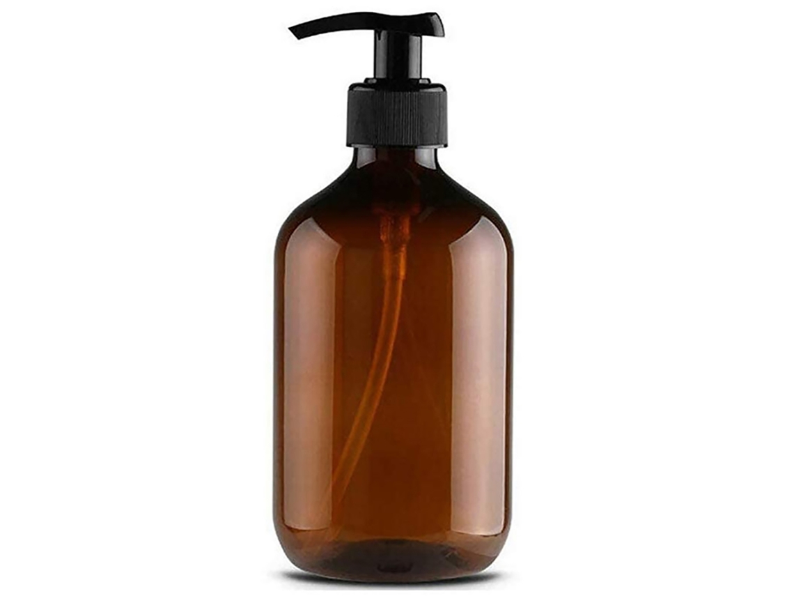Botella dispensadora de jabón rellenable de 500 ml con bomba