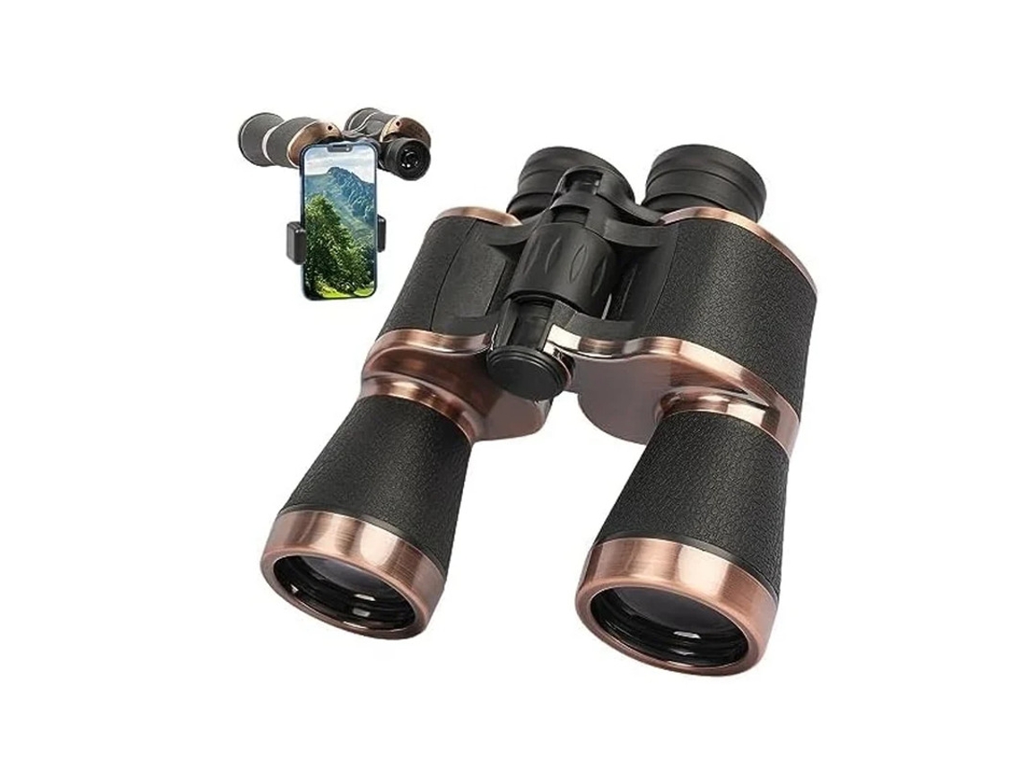 Binoculares 20x50 para adultos, binoculares HD de alta potencia, binoculares profesionales para observación de aves, viajes y observación. Bestvite