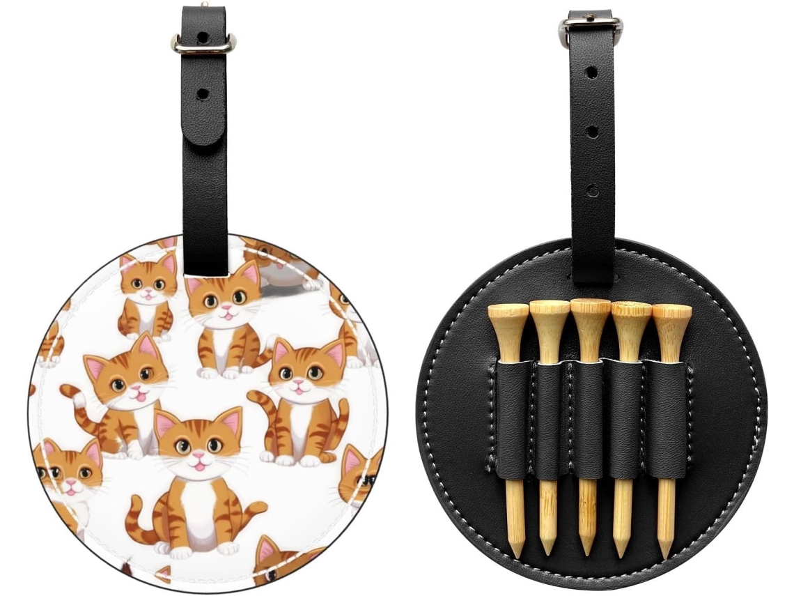 Bolsa para Guardar Tees de Golfe Fácil de Transportar e Mais Eficiente para Jogar Golfe Preta
