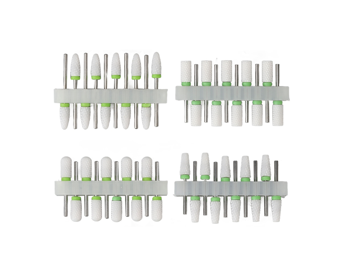 40 Piezas Brocas De Taladro Para Uñas Eficientes Con Soporte Para Eliminación De Gel Y Cutículas Para Salón Y Hogar