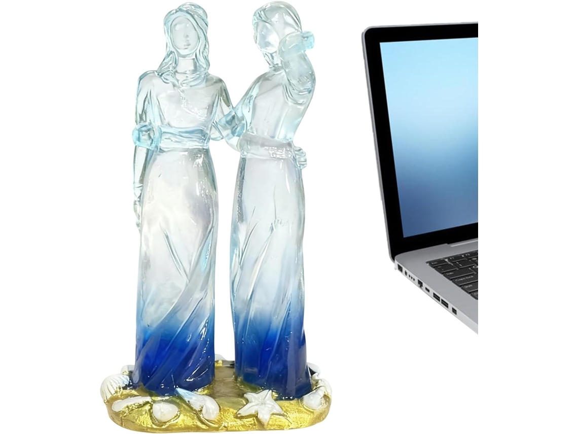 Figura Amistad Resina Decoración Hogar Hermanas Cumpleaños Navidad Madre Chimenea | Día