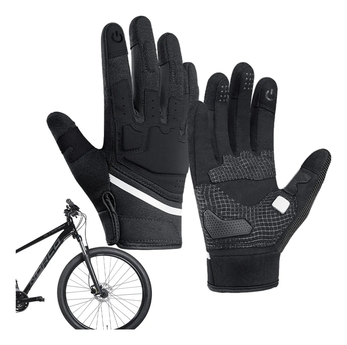 Guantes de bicicleta de montaña con pantalla táctil, guantes Vayotoy