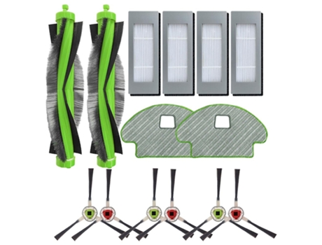 Filtro de panos de esfregão para escova de rolo principal irobot, peças de escova lateral