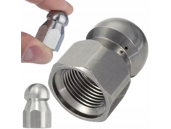 Boquilla Kret de 3/8'' – 4 orificios | Acero inoxidable | Compatible con Karcher Hd/hds Hidrolimpiadora
