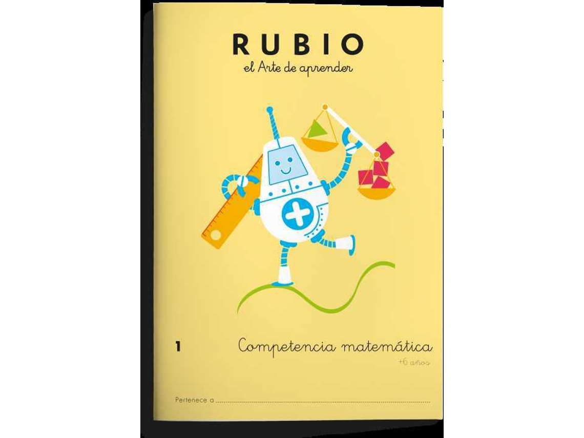 Libro Competencia matemática RUBIO 1 (Español)