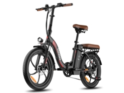 Bicicleta eléctrica plegable Fafrees F20 Pro con batería de 20 Ah, neumáticos anchos de 20 pulgadas y 7 velocidades.